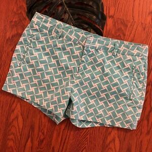 JCP | Turquoise Blue Printed Shorts